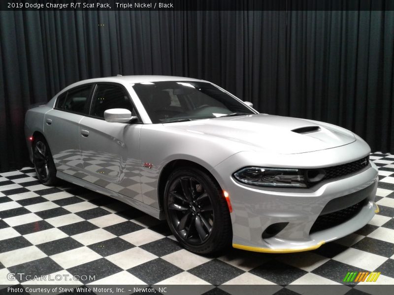 Triple Nickel / Black 2019 Dodge Charger R/T Scat Pack