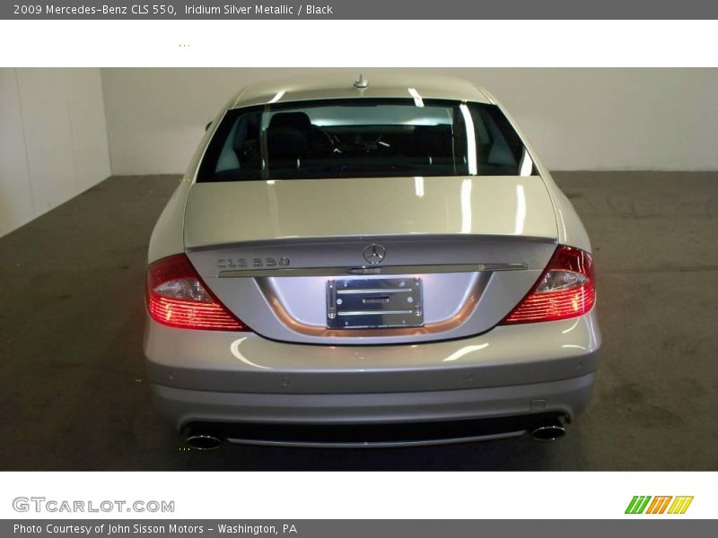 Iridium Silver Metallic / Black 2009 Mercedes-Benz CLS 550