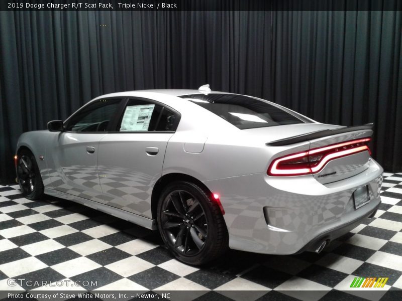 Triple Nickel / Black 2019 Dodge Charger R/T Scat Pack