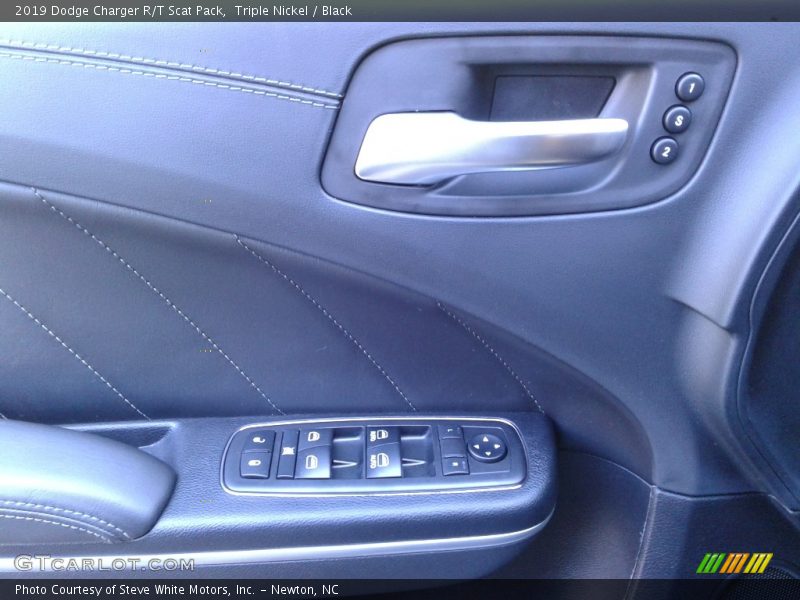 Triple Nickel / Black 2019 Dodge Charger R/T Scat Pack