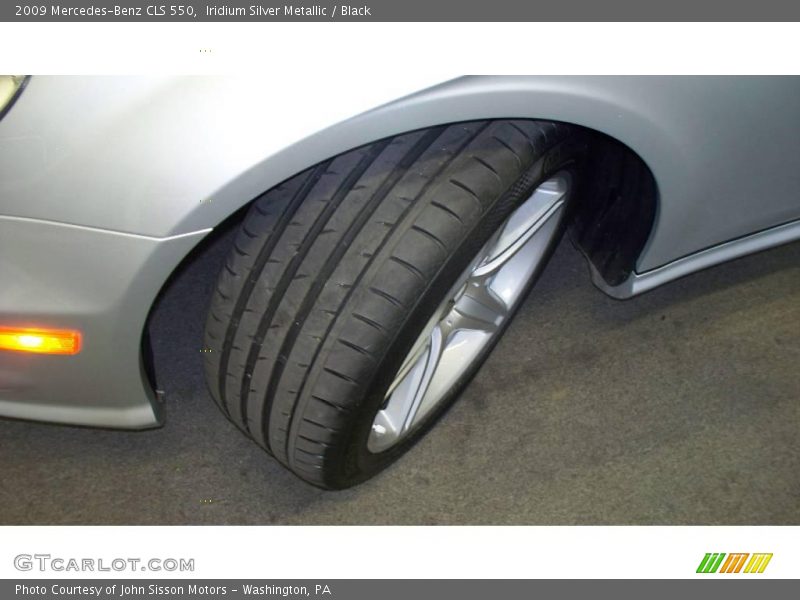 Iridium Silver Metallic / Black 2009 Mercedes-Benz CLS 550