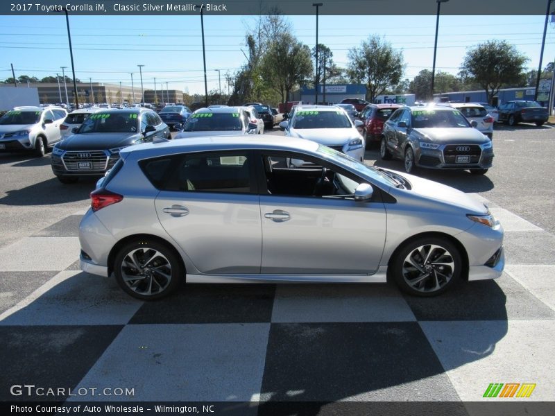 Classic Silver Metallic / Black 2017 Toyota Corolla iM