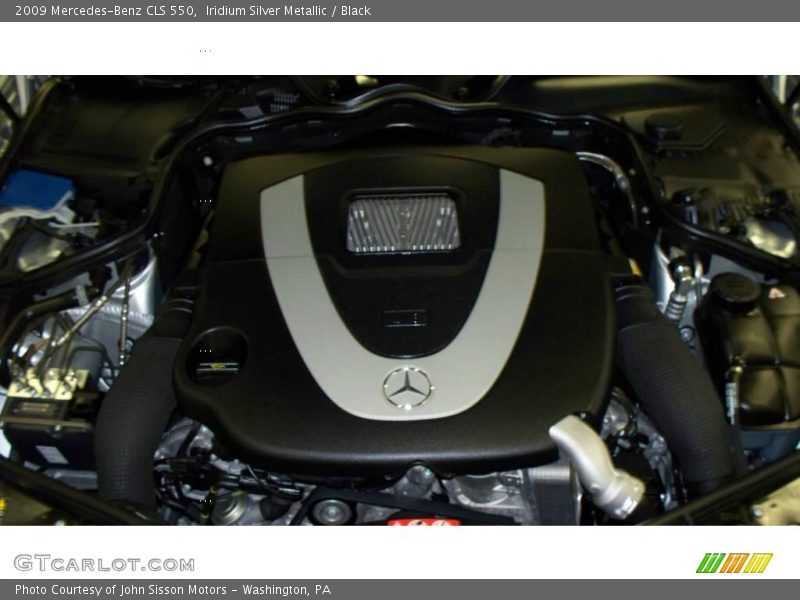 Iridium Silver Metallic / Black 2009 Mercedes-Benz CLS 550