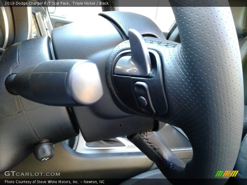 Triple Nickel / Black 2019 Dodge Charger R/T Scat Pack