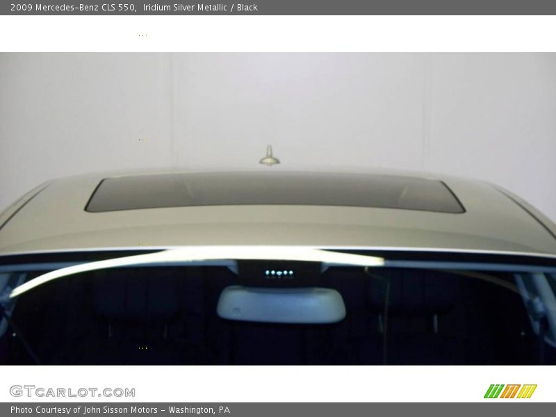 Iridium Silver Metallic / Black 2009 Mercedes-Benz CLS 550