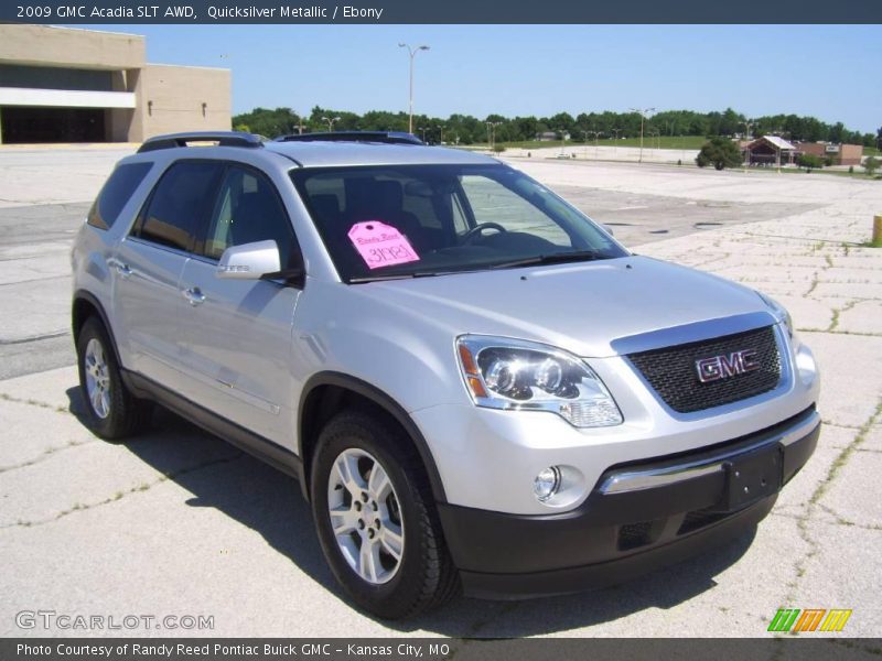 Quicksilver Metallic / Ebony 2009 GMC Acadia SLT AWD