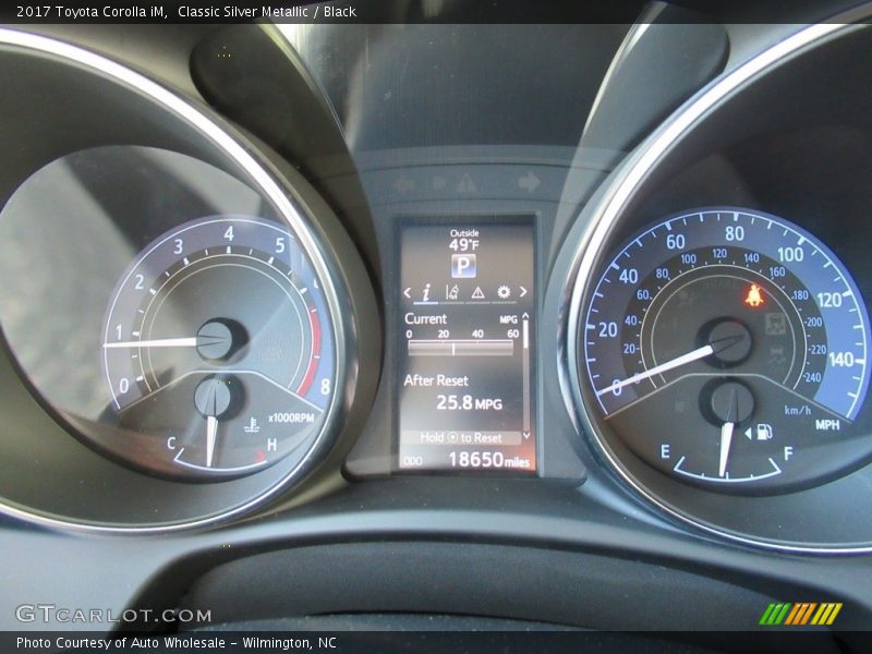 Classic Silver Metallic / Black 2017 Toyota Corolla iM