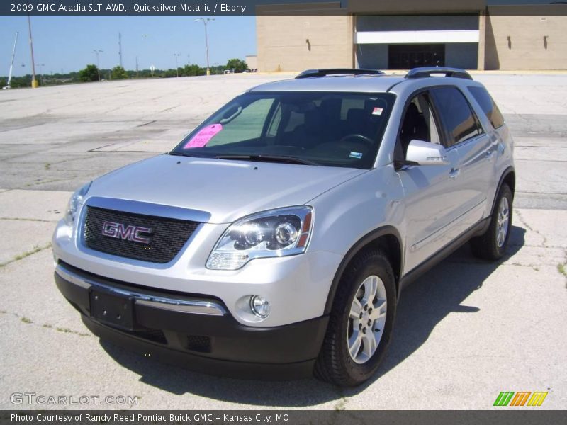 Quicksilver Metallic / Ebony 2009 GMC Acadia SLT AWD