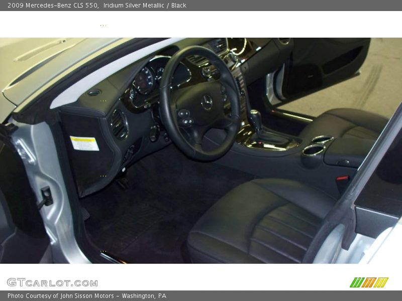 Iridium Silver Metallic / Black 2009 Mercedes-Benz CLS 550