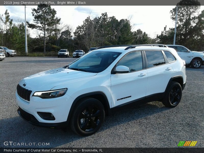 Bright White / Black 2019 Jeep Cherokee Latitude Plus