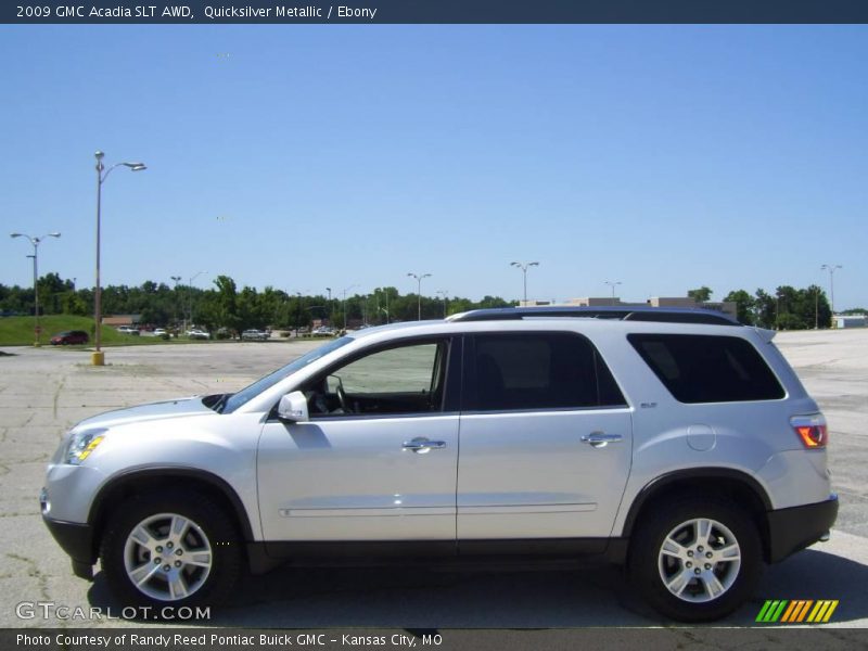 Quicksilver Metallic / Ebony 2009 GMC Acadia SLT AWD