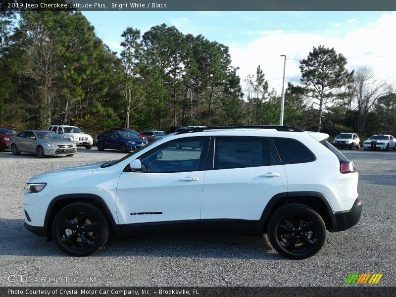 Bright White / Black 2019 Jeep Cherokee Latitude Plus