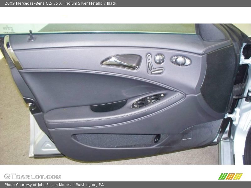 Iridium Silver Metallic / Black 2009 Mercedes-Benz CLS 550