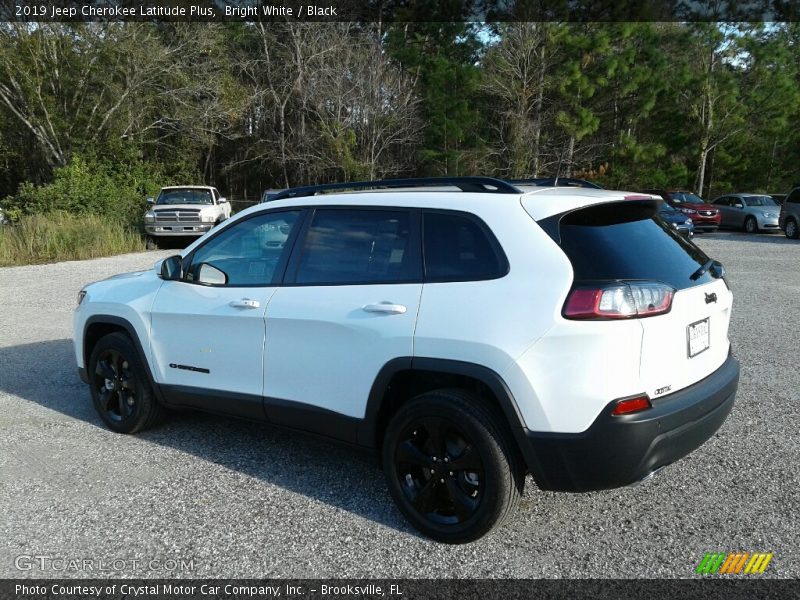 Bright White / Black 2019 Jeep Cherokee Latitude Plus