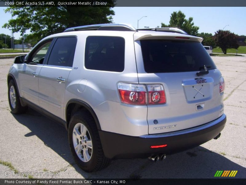 Quicksilver Metallic / Ebony 2009 GMC Acadia SLT AWD