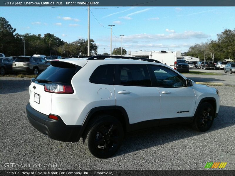 Bright White / Black 2019 Jeep Cherokee Latitude Plus