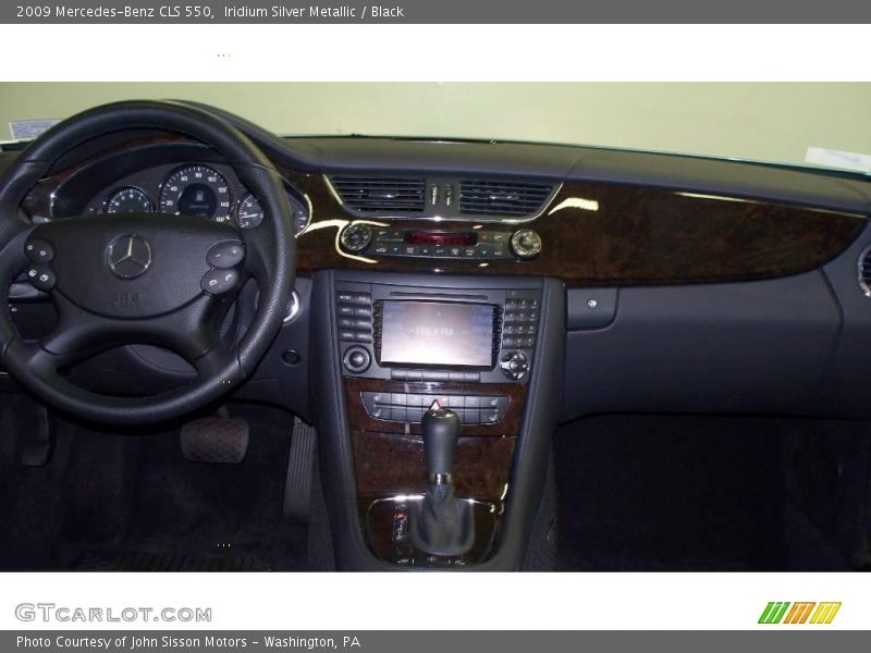 Iridium Silver Metallic / Black 2009 Mercedes-Benz CLS 550