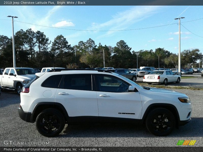 Bright White / Black 2019 Jeep Cherokee Latitude Plus