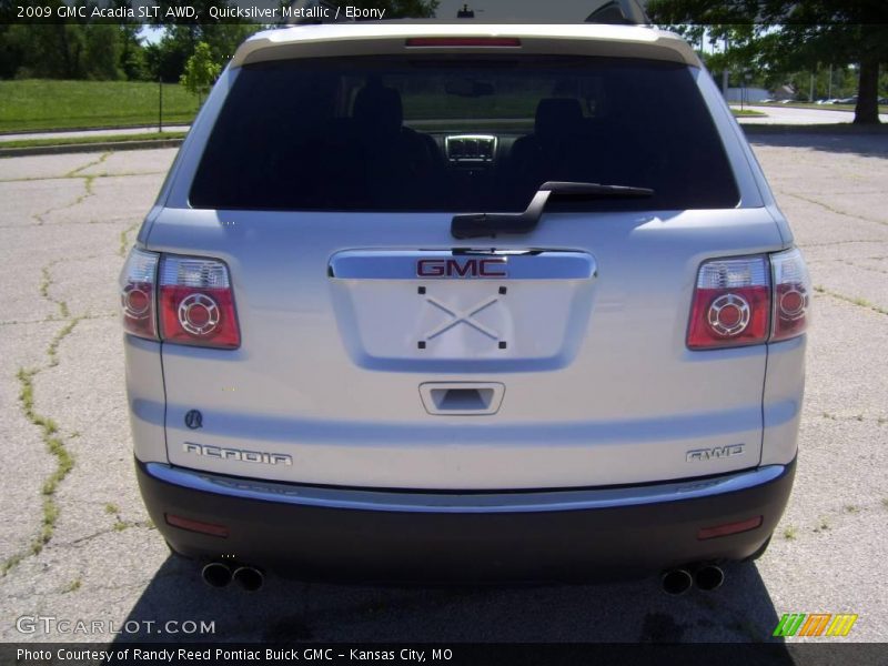 Quicksilver Metallic / Ebony 2009 GMC Acadia SLT AWD