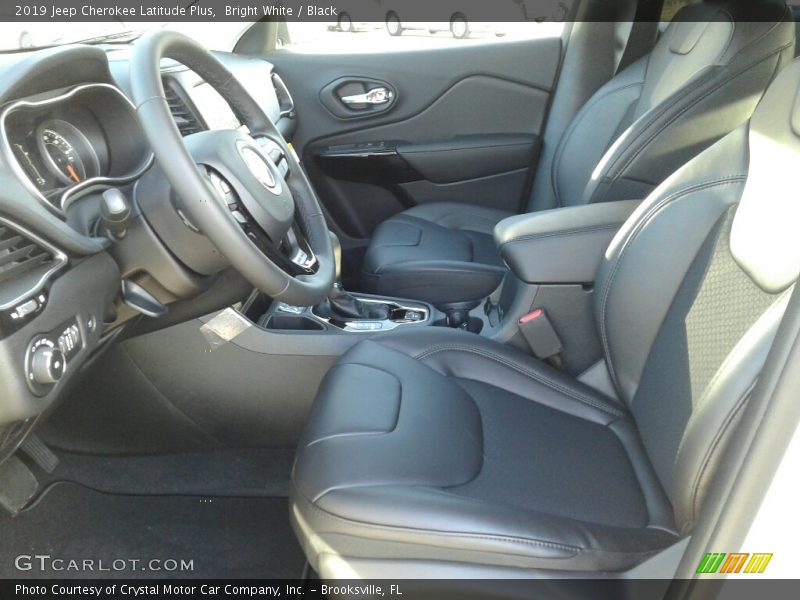 Bright White / Black 2019 Jeep Cherokee Latitude Plus