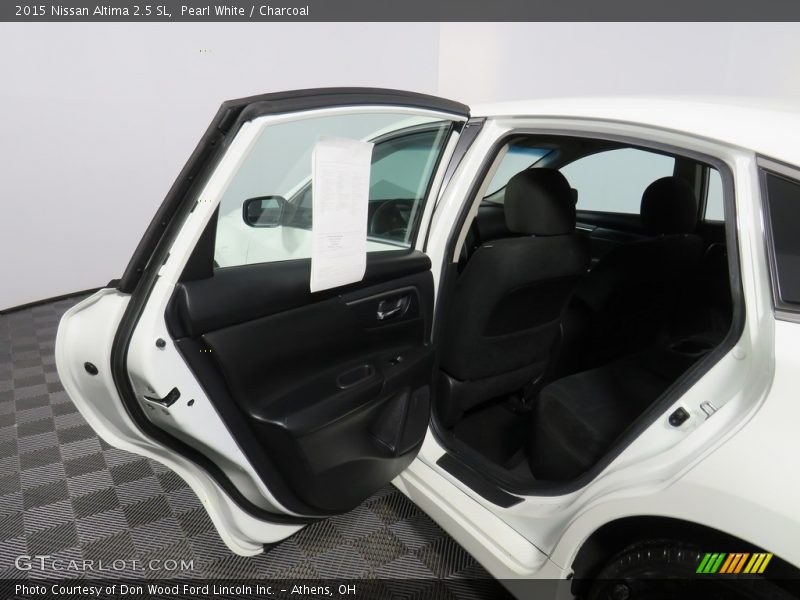 Pearl White / Charcoal 2015 Nissan Altima 2.5 SL