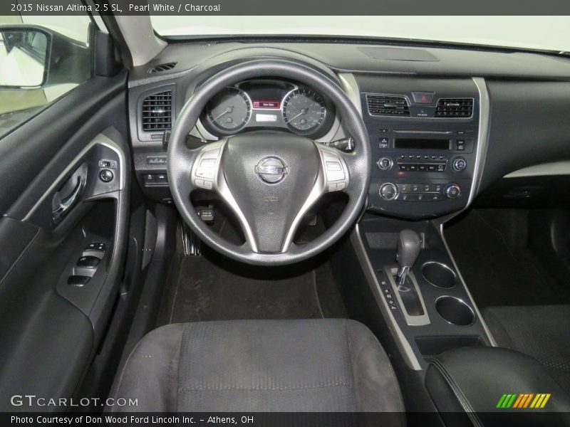 Pearl White / Charcoal 2015 Nissan Altima 2.5 SL