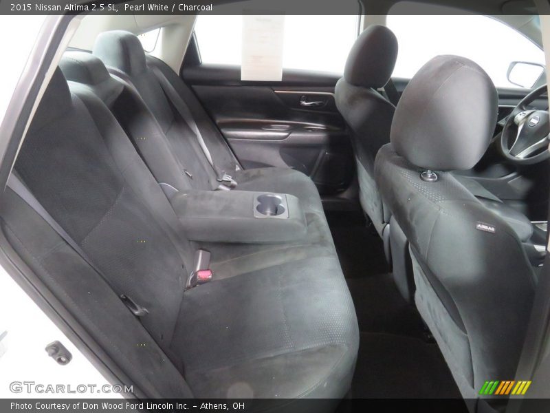 Pearl White / Charcoal 2015 Nissan Altima 2.5 SL