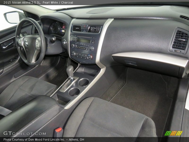 Pearl White / Charcoal 2015 Nissan Altima 2.5 SL