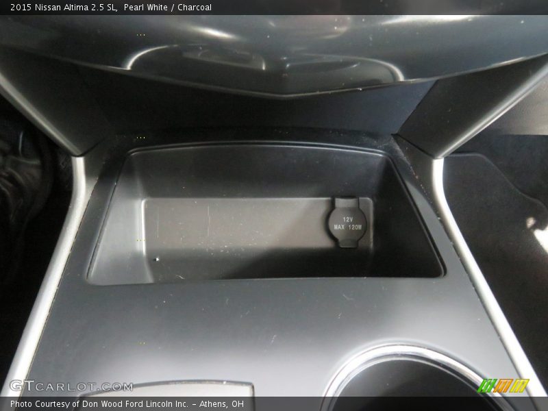 Pearl White / Charcoal 2015 Nissan Altima 2.5 SL