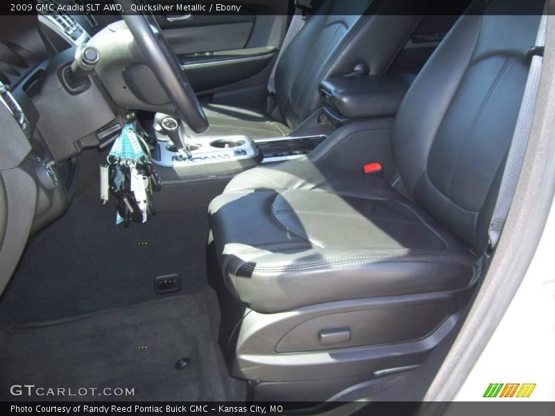 Quicksilver Metallic / Ebony 2009 GMC Acadia SLT AWD