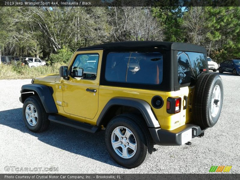 Hellayella / Black 2019 Jeep Wrangler Sport 4x4