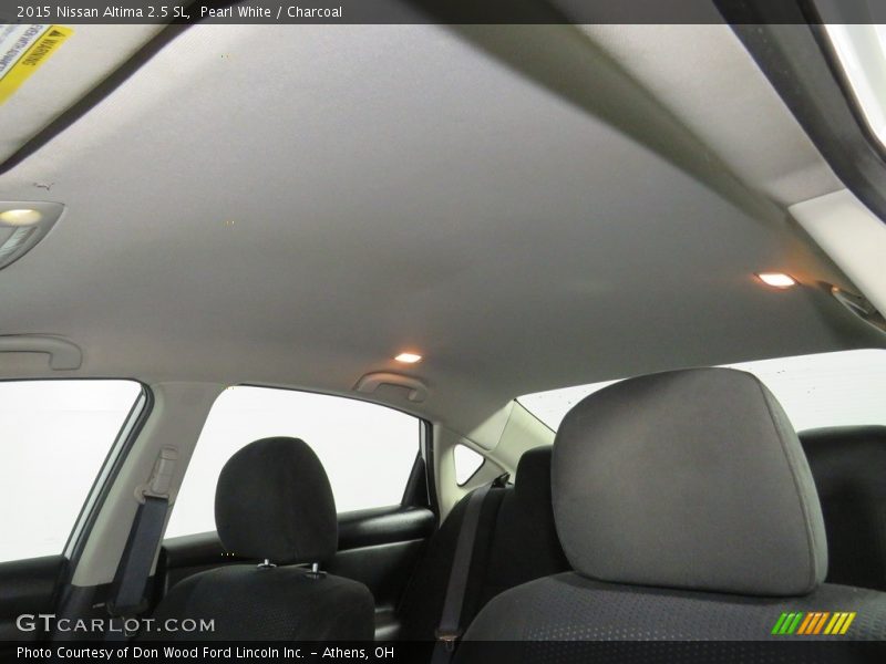 Pearl White / Charcoal 2015 Nissan Altima 2.5 SL