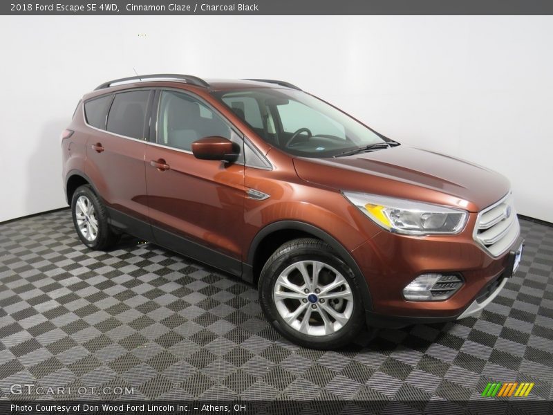 Cinnamon Glaze / Charcoal Black 2018 Ford Escape SE 4WD