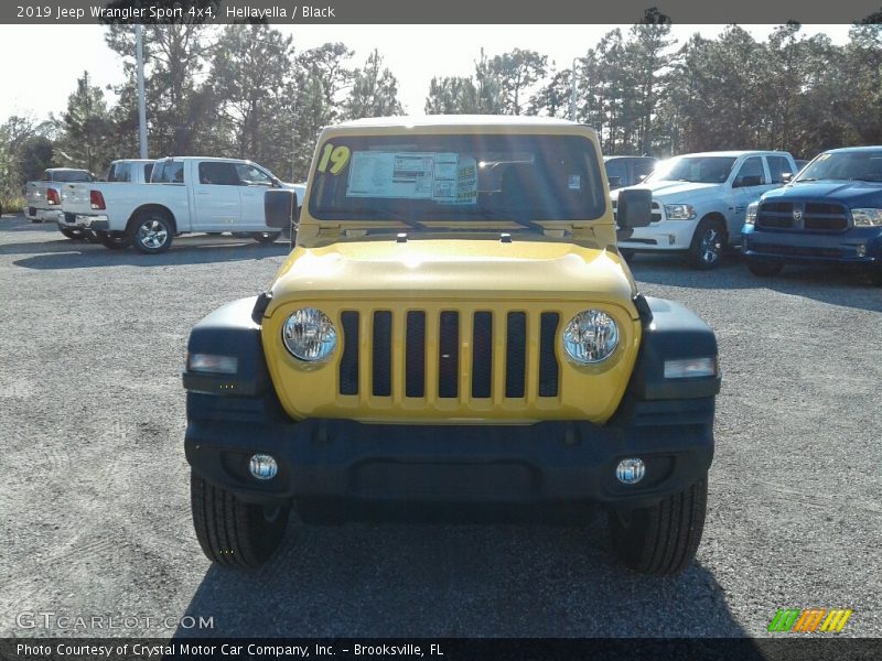Hellayella / Black 2019 Jeep Wrangler Sport 4x4