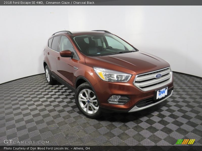 Cinnamon Glaze / Charcoal Black 2018 Ford Escape SE 4WD