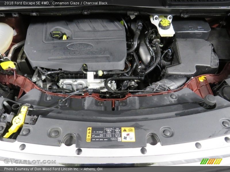 Cinnamon Glaze / Charcoal Black 2018 Ford Escape SE 4WD