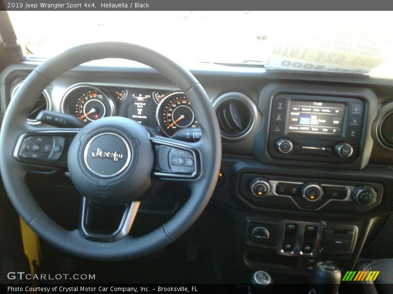 Hellayella / Black 2019 Jeep Wrangler Sport 4x4