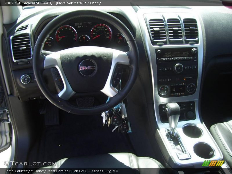 Quicksilver Metallic / Ebony 2009 GMC Acadia SLT AWD