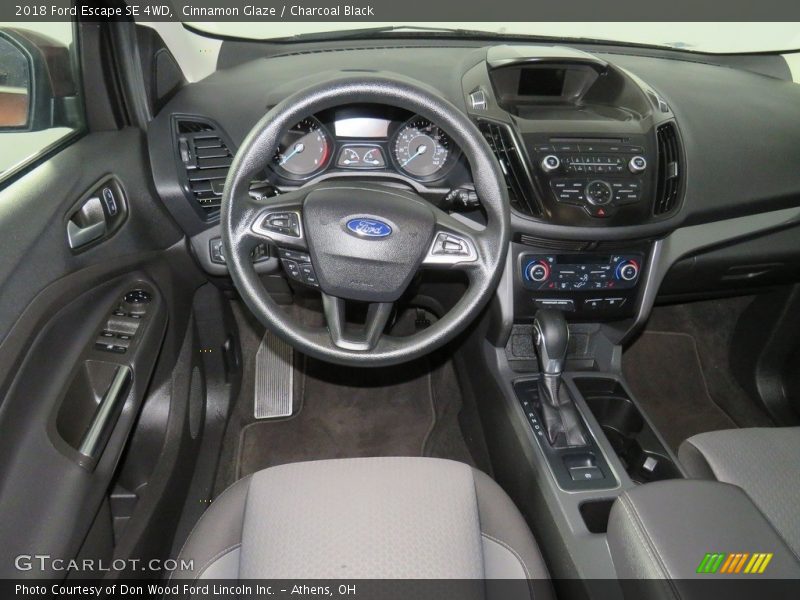 Cinnamon Glaze / Charcoal Black 2018 Ford Escape SE 4WD