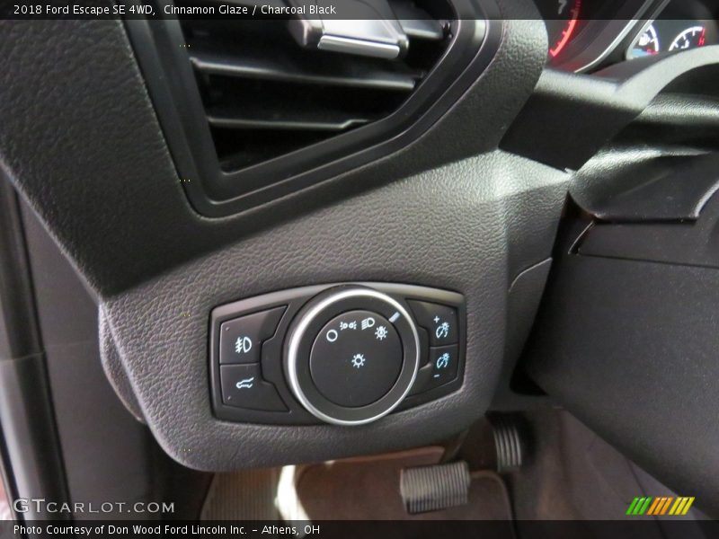 Cinnamon Glaze / Charcoal Black 2018 Ford Escape SE 4WD
