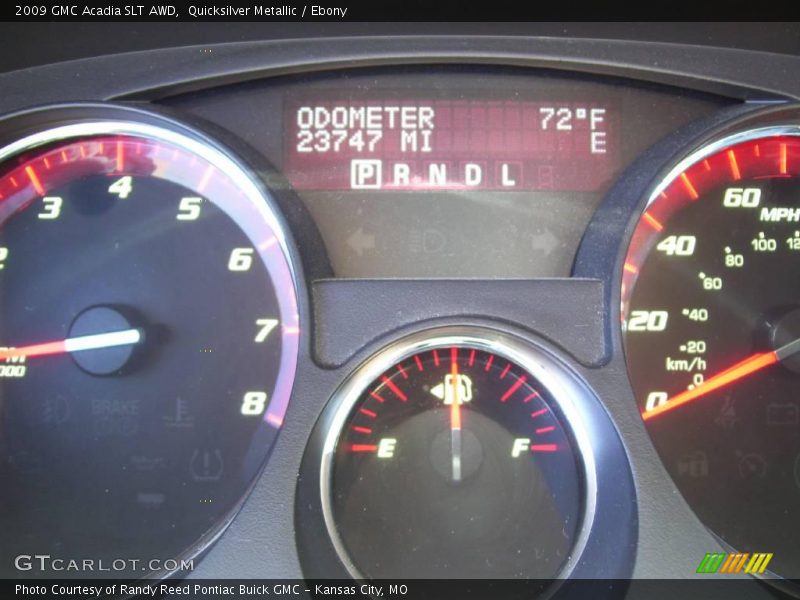 Quicksilver Metallic / Ebony 2009 GMC Acadia SLT AWD