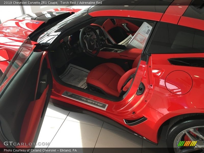 Front Seat of 2019 Corvette ZR1 Coupe
