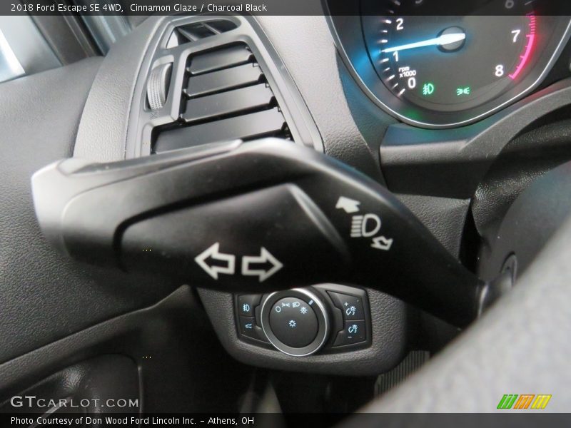 Cinnamon Glaze / Charcoal Black 2018 Ford Escape SE 4WD