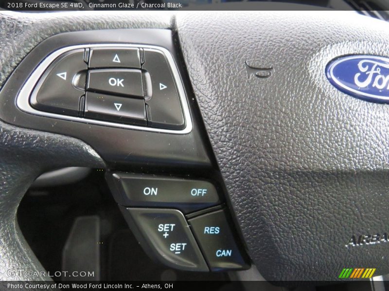 Cinnamon Glaze / Charcoal Black 2018 Ford Escape SE 4WD