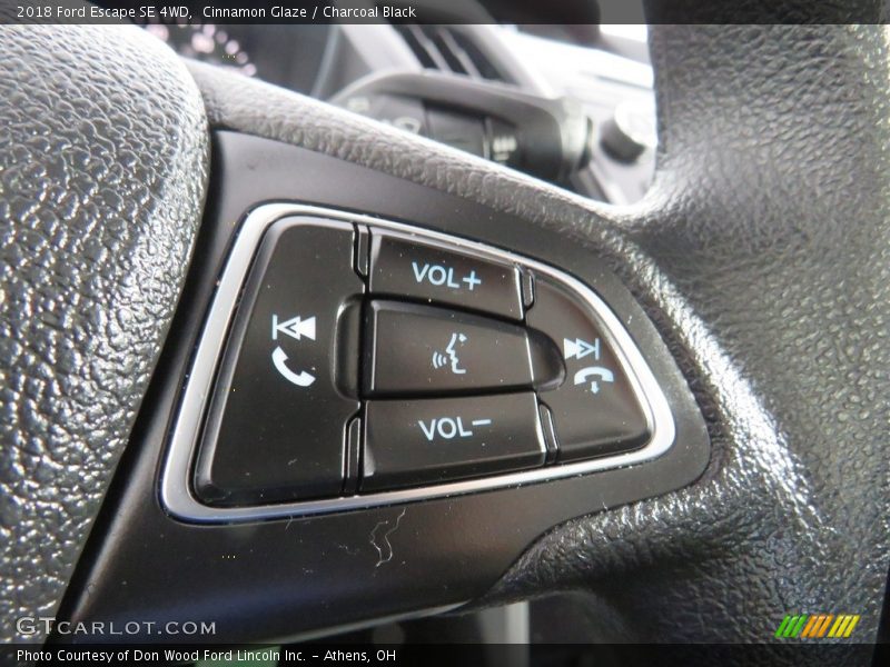 Cinnamon Glaze / Charcoal Black 2018 Ford Escape SE 4WD
