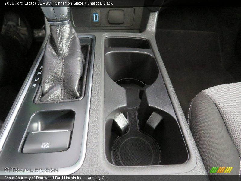 Cinnamon Glaze / Charcoal Black 2018 Ford Escape SE 4WD