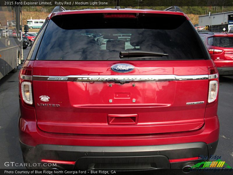 Ruby Red / Medium Light Stone 2015 Ford Explorer Limited