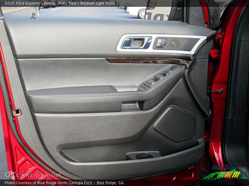 Ruby Red / Medium Light Stone 2015 Ford Explorer Limited