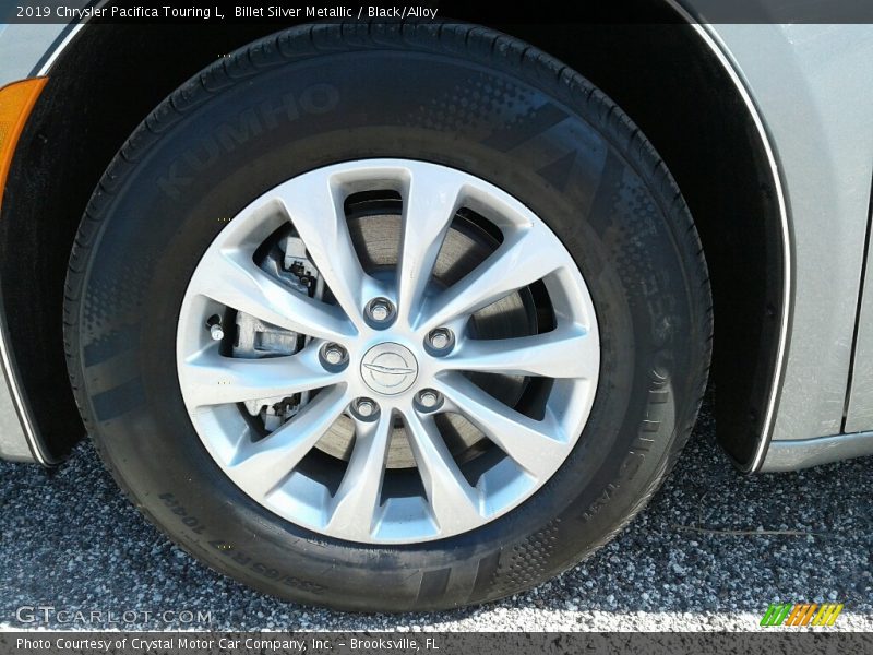 Billet Silver Metallic / Black/Alloy 2019 Chrysler Pacifica Touring L