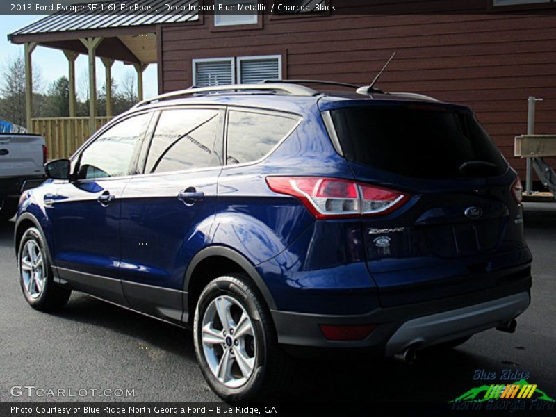 Deep Impact Blue Metallic / Charcoal Black 2013 Ford Escape SE 1.6L EcoBoost
